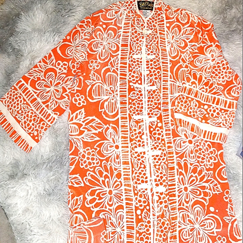 Bob Mackie  Silk kimono xs